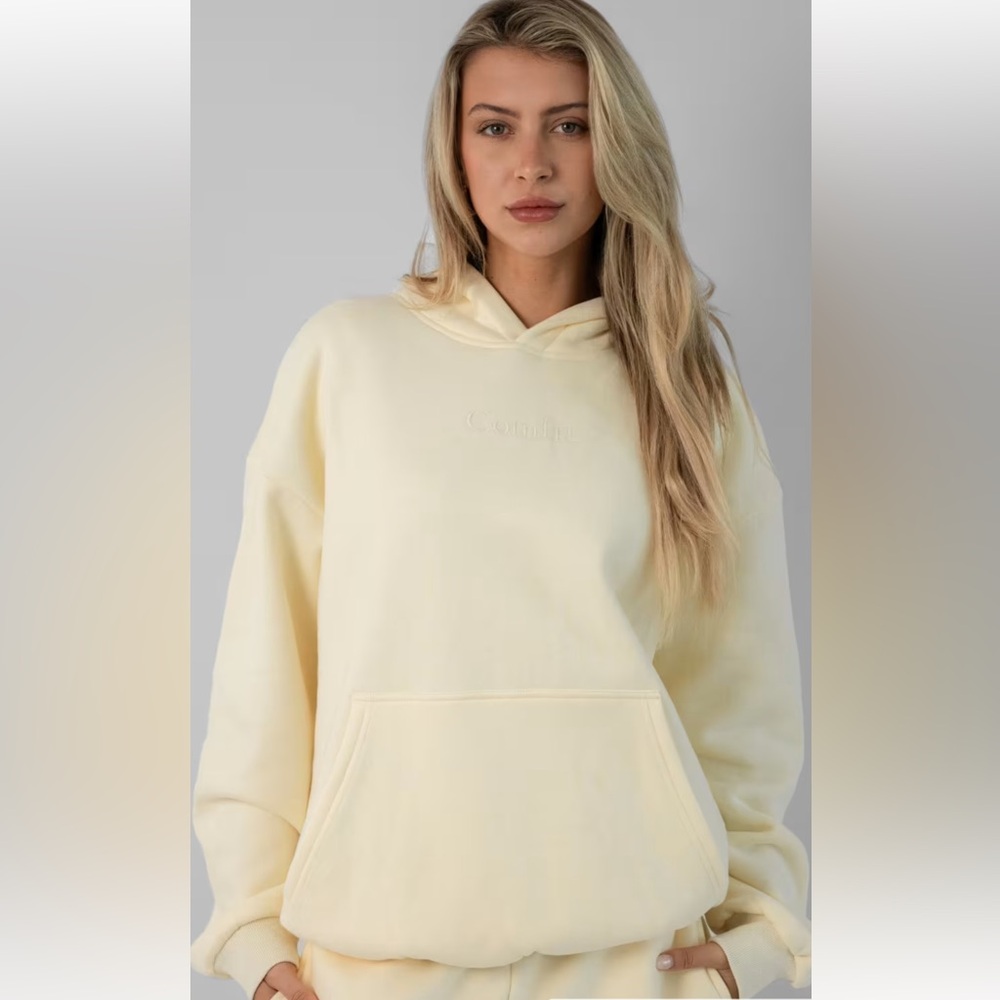 Yellow hoodie